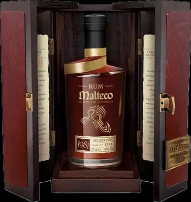 Bouteille de spiritueux : Seleccion 1981 de la marque Malteco
