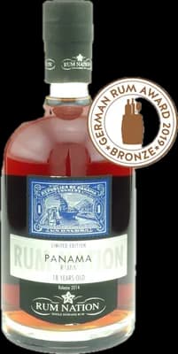 Bouteille de spiritueux : Panama 18 years 2014 de la marque Rum Nation