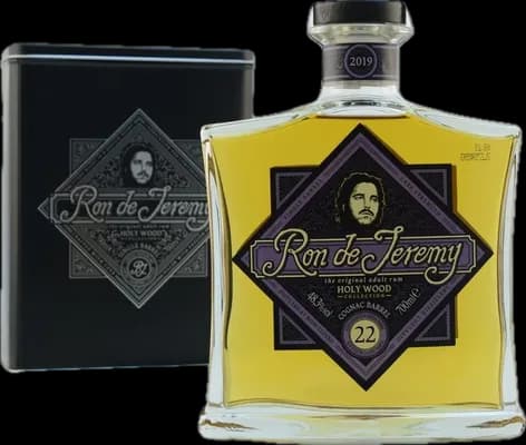 Bouteille de spiritueux : Holy Wood 22 YO Cognac Barrel de la marque Ron de Jeremy