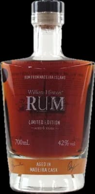 Bouteille de spiritueux : 6 Years Madeira Cask de la marque William Hinton