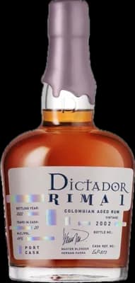 Bouteille de spiritueux : Rima I Port Finish 2002 de la marque Dictador