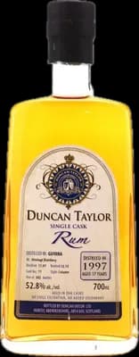 Bouteille de spiritueux : Single Cask Rum 1997 Aged 17 Years (Uitvlugt Distillery) de la marque Duncan Taylor