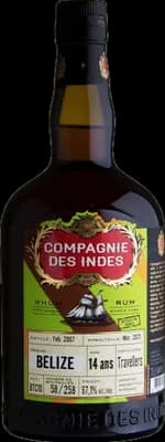 Bouteille de spiritueux : Belize (Bottled for Perola) de la marque Compagnie des Indes