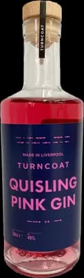 Bouteille de spiritueux : Quisling Pink Gin de la marque Turncoat