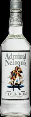 Bouteille de spiritueux : Silver Rum de la marque Admiral Nelson's
