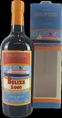 Bouteille de spiritueux : Belize 2003 de la marque Transcontinental Rum Line