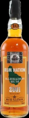 Bouteille de spiritueux : Barbados Rum de la marque Rum Nation