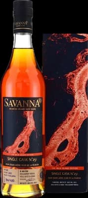 Bouteille de spiritueux : The Wild Island Edition de la marque Savanna