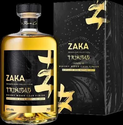 Bouteille de spiritueux : Trinidad Japanese Whisky Wood Cask Finish de la marque Zaka