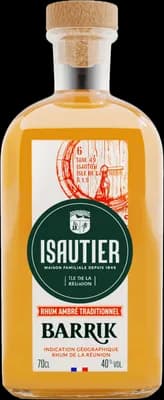 Bouteille de spiritueux : Barrik de la marque Isautier