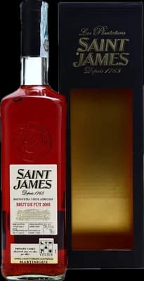 Bouteille de spiritueux : Brut de fût de la marque Vélier