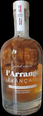 Bouteille de spiritueux : Canelé de Bordeaux Vanille Bourbon de la marque L’Arrangé Français