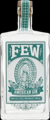 Bouteille de spiritueux : American Gin de la marque FEW