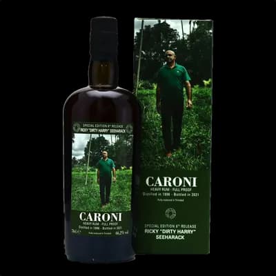 Bouteille de spiritueux : 6th Employees Ricky “Dirty Harry” Seeharack de la marque Caroni