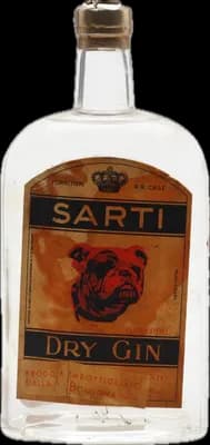 Bouteille de spiritueux : Dry Gin de la marque Sarti 