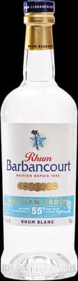 Bouteille de spiritueux : Rhum Blanc Haitian Proof 55° de la marque Barbancourt