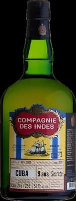 Bouteille de spiritueux : Cuba (Bottled for Germany) de la marque Compagnie des Indes
