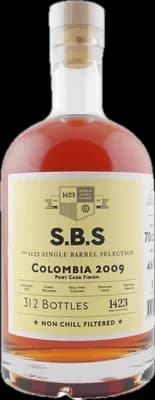 Bouteille de spiritueux : Colombia de la marque S.B.S