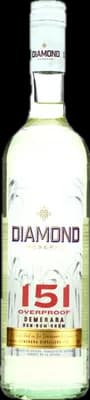 Bouteille de spiritueux : 151 Overproof de la marque Demerara Distillers Ltd