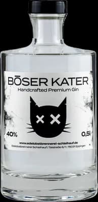 Bouteille de spiritueux : Handcrafted Premium Gin de la marque Böser Kater
