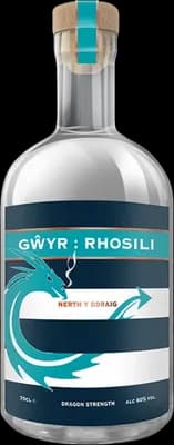 Bouteille de spiritueux : Rhosili - Nerth Y DDraig - Dragon Strength de la marque Gŵyr