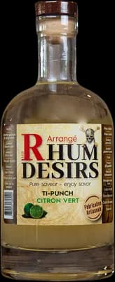Bouteille de spiritueux : Ti Punch Citron Vert de la marque Rhum Désirs