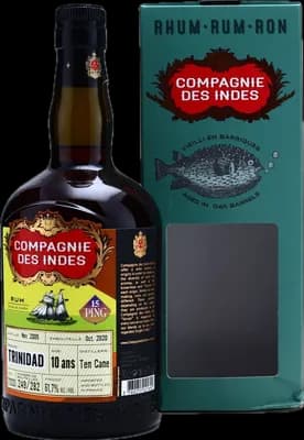 Bouteille de spiritueux : Trinidad (Ping 15) de la marque Compagnie des Indes