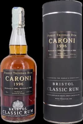 Bouteille de spiritueux : 1996 de la marque Caroni