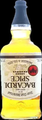 Bouteille de spiritueux : Spice Amber Reserve de la marque Bacardi