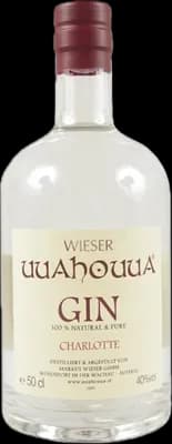 Bouteille de spiritueux : Charlotte Gin de la marque Wieser