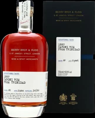 Bouteille de spiritueux : 1997 de la marque Caroni