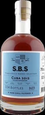Bouteille de spiritueux : Cuba de la marque S.B.S