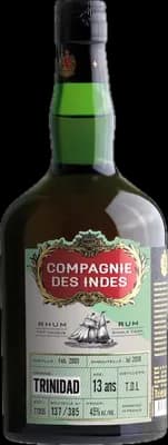 Bouteille de spiritueux : Trinidad 13 Ans – Single Cask de la marque Compagnie des Indes