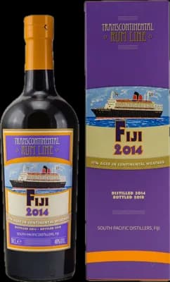 Bouteille de spiritueux : Fiji 2014 de la marque Transcontinental Rum Line
