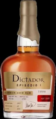 Bouteille de spiritueux : Episodio Port 1999 de la marque Dictador