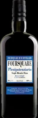 Bouteille de spiritueux : Plenipotenziario de la marque Foursquare