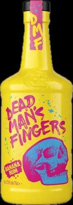 Bouteille de spiritueux : Banana Rum de la marque Dead Man’s Fingers