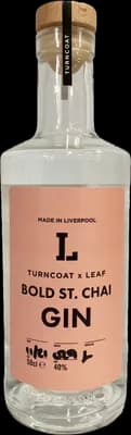 Bouteille de spiritueux : Turncoat x Leaf Bold St. Chai Gin de la marque Turncoat