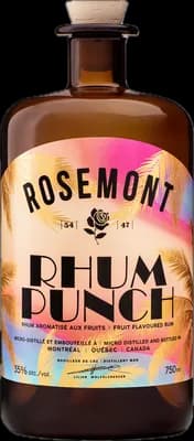 Bouteille de spiritueux : Rhum Punch de la marque Rosemont