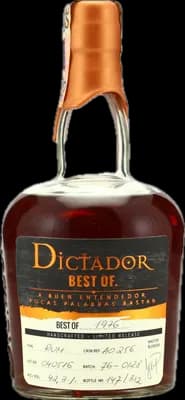 Bouteille de spiritueux : Best Of 1976 42,3% de la marque Dictador