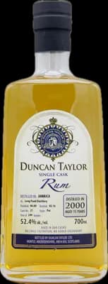 Bouteille de spiritueux : Single Cask Rum 2000 Aged 15 Years (Long Pond Distillery) de la marque Duncan Taylor