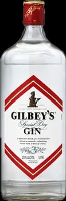 Bouteille de spiritueux : Special Dry Gin de la marque Gilbey's