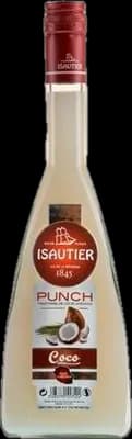 Bouteille de spiritueux : Punch Coco de la marque Isautier