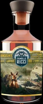 Bouteille de spiritueux : Rhum Influences N°2 de la marque Famille Ricci