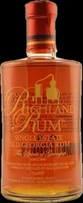 Bouteille de spiritueux : Single Estate Old South Georgia de la marque Richland Rum