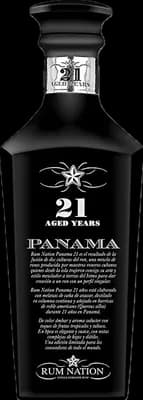 Bouteille de spiritueux : Panama Decanter 21 Years Black Edition de la marque Rum Nation
