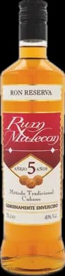 Bouteille de spiritueux : Ron Reserva 5 Years de la marque Malecón