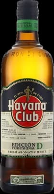 Bouteille de spiritueux : Edición Profesional D de la marque Havana Club