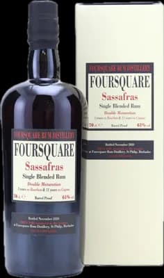 Bouteille de spiritueux : Sassafras de la marque Foursquare