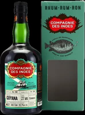 Bouteille de spiritueux : Guyana (Bottled for Denmark) de la marque Compagnie des Indes